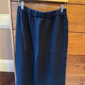 Rails women’s black gauze maxi skirt